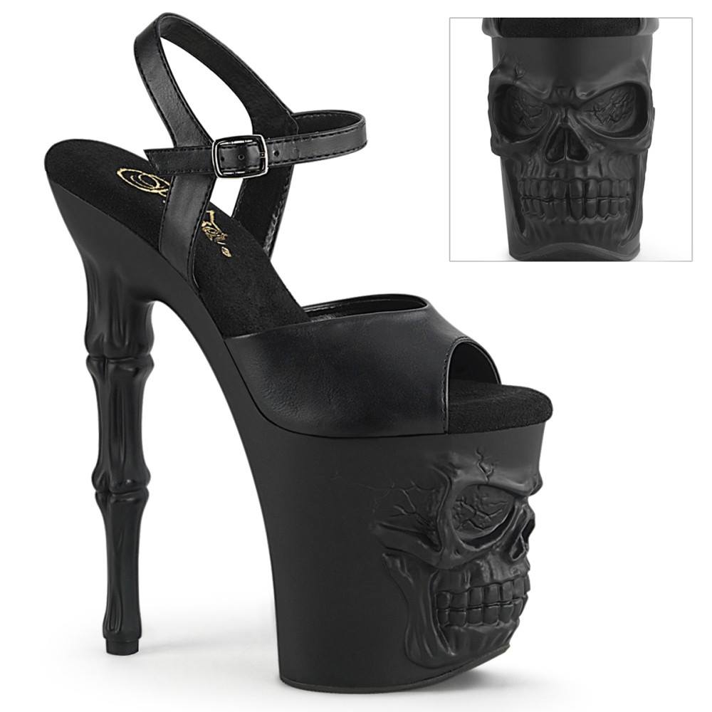 Pleaser - RAPTURE809 Sandale à bride à la cheville, Pole dance chaussures - Noir Product image